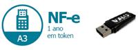 NFE|NFCE A3 DE 1 ANO EM TOKEN