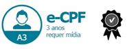 E-CPF A3 DE 3 ANOS