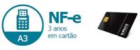 NFE|NFCE A3 DE 3 ANOS EM CARTÃO