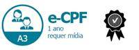 E-CPF A3 DE 1 ANO COM NIS/PIS/PASEP/NIT